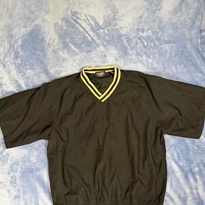 Black and yellow‎ vintage LA Mode windbreaker